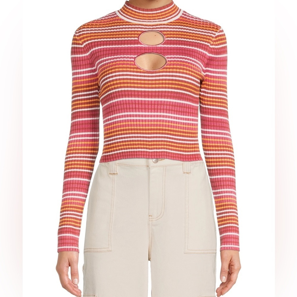Madden NYC Cut Out Sweater